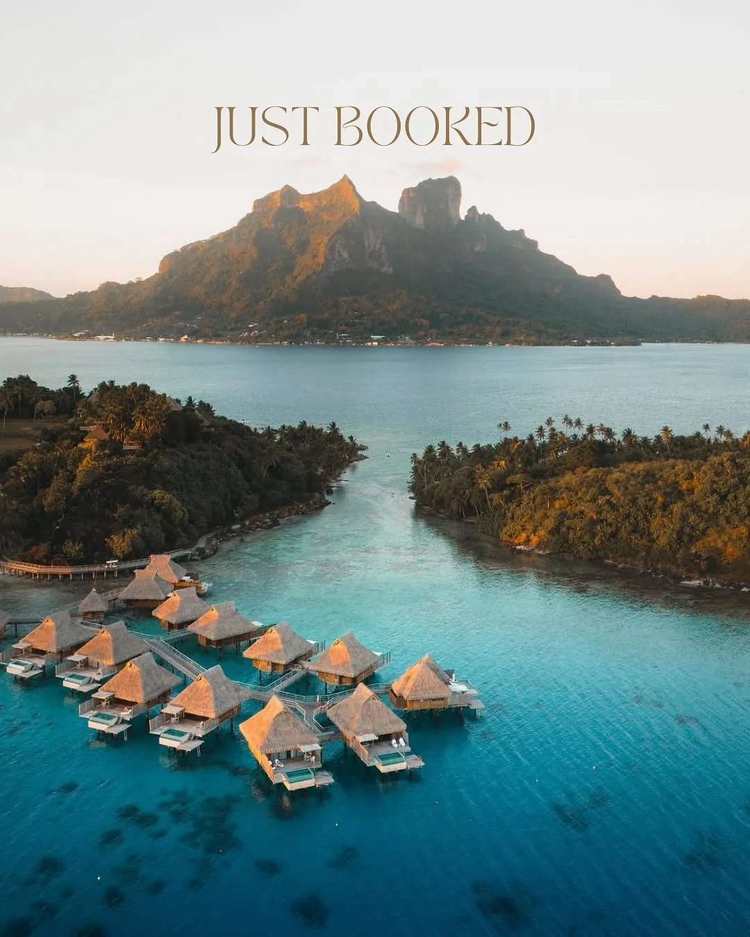 Our clients are officially heading to French Polynesia for a 10-night luxury honeymoon. They&rsquo;ll be relaxing at both the Hilton Moorea Lagoon Resort &amp; Spa and the Conrad Bora Bora Nui. From vibrant coral reefs to breathtaking sunsets, it&rsq