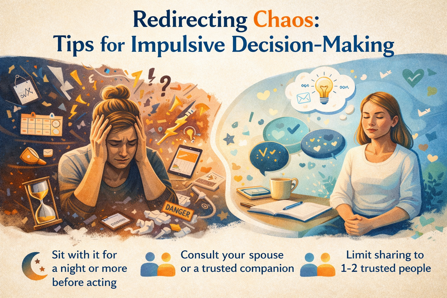Redirecting Chaos: Tips for Impulsive Decision-Making