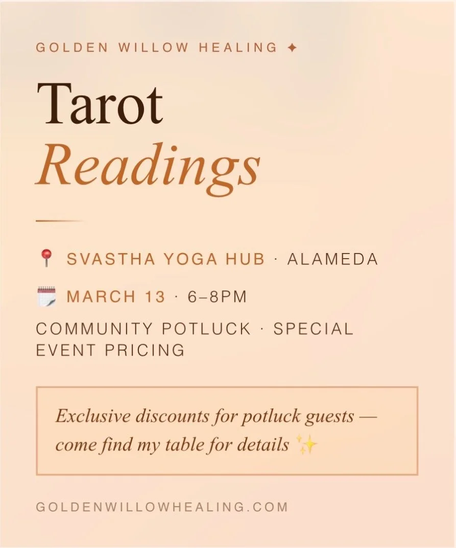 Tarot Readings at Svastha Yoga Hub Community Potluck