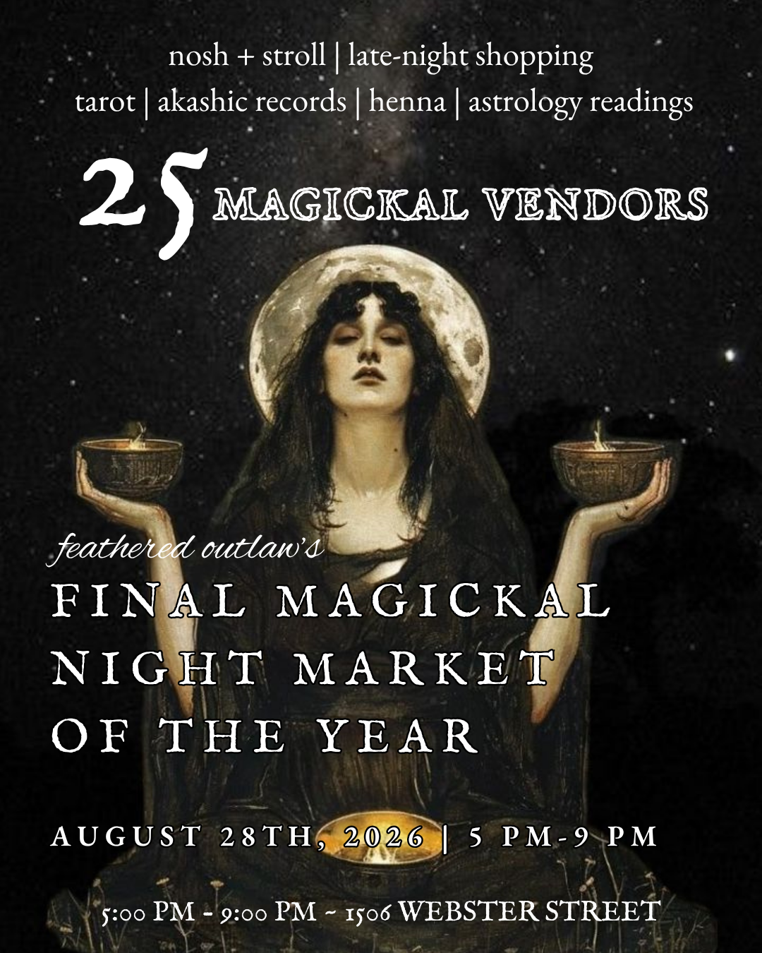 Feathered Outlaws' Summer Moon Magickal Market: Golden Harvest Edition