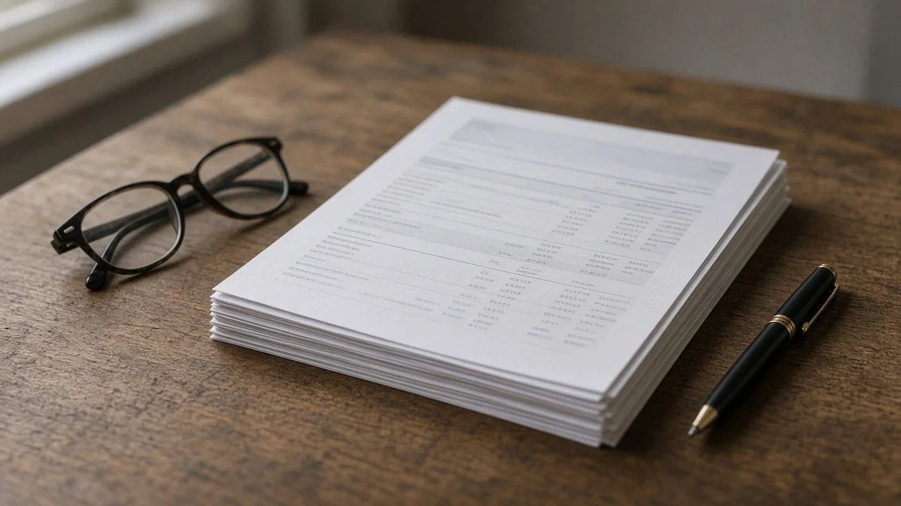 Disclosing financial information for a prenup