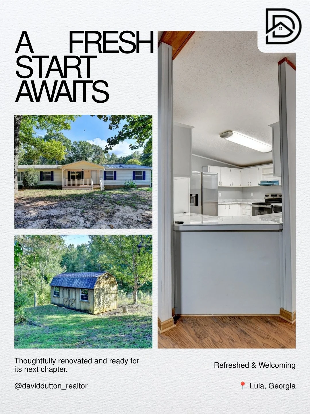 **From a forgotten rental to a place that finally feels like home. 🏚️➡️🏡**

The transformation of **5500 Hemlock Ct in Lula, Georgia** is nearly complete, and every finished detail brings this home closer to its next chapter.

✨ Fresh interior pain