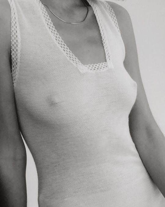 Angora Knit Mini Slip Dress