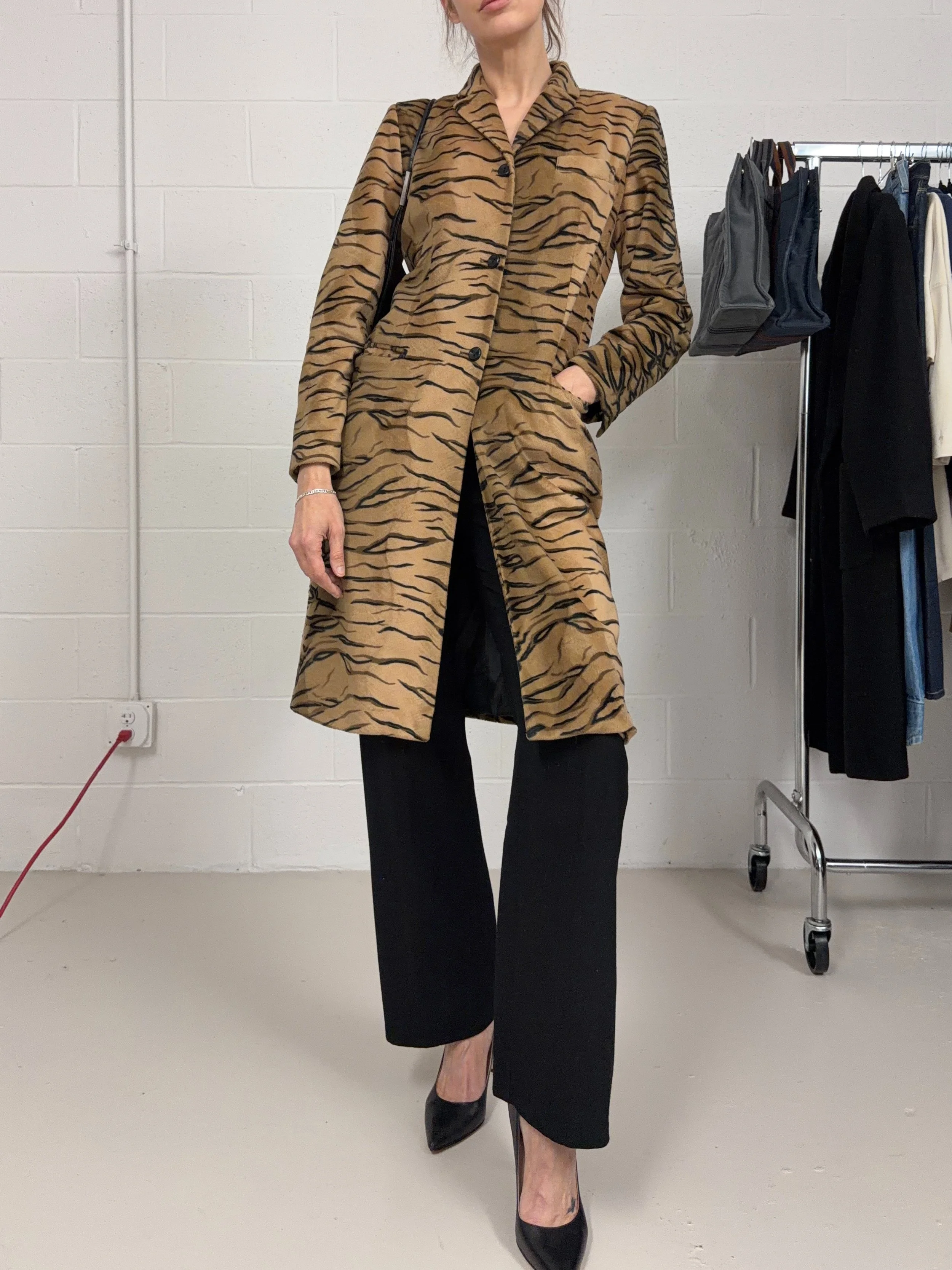 Tiger Print Coat