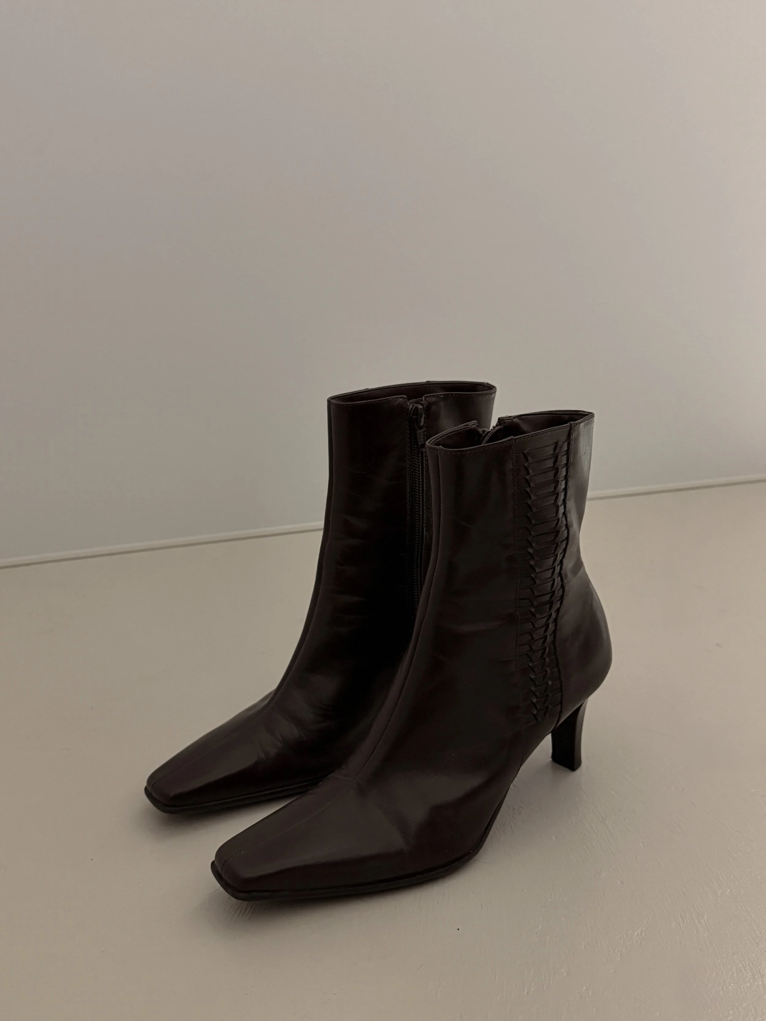 Vintage Leather Ankle Boots