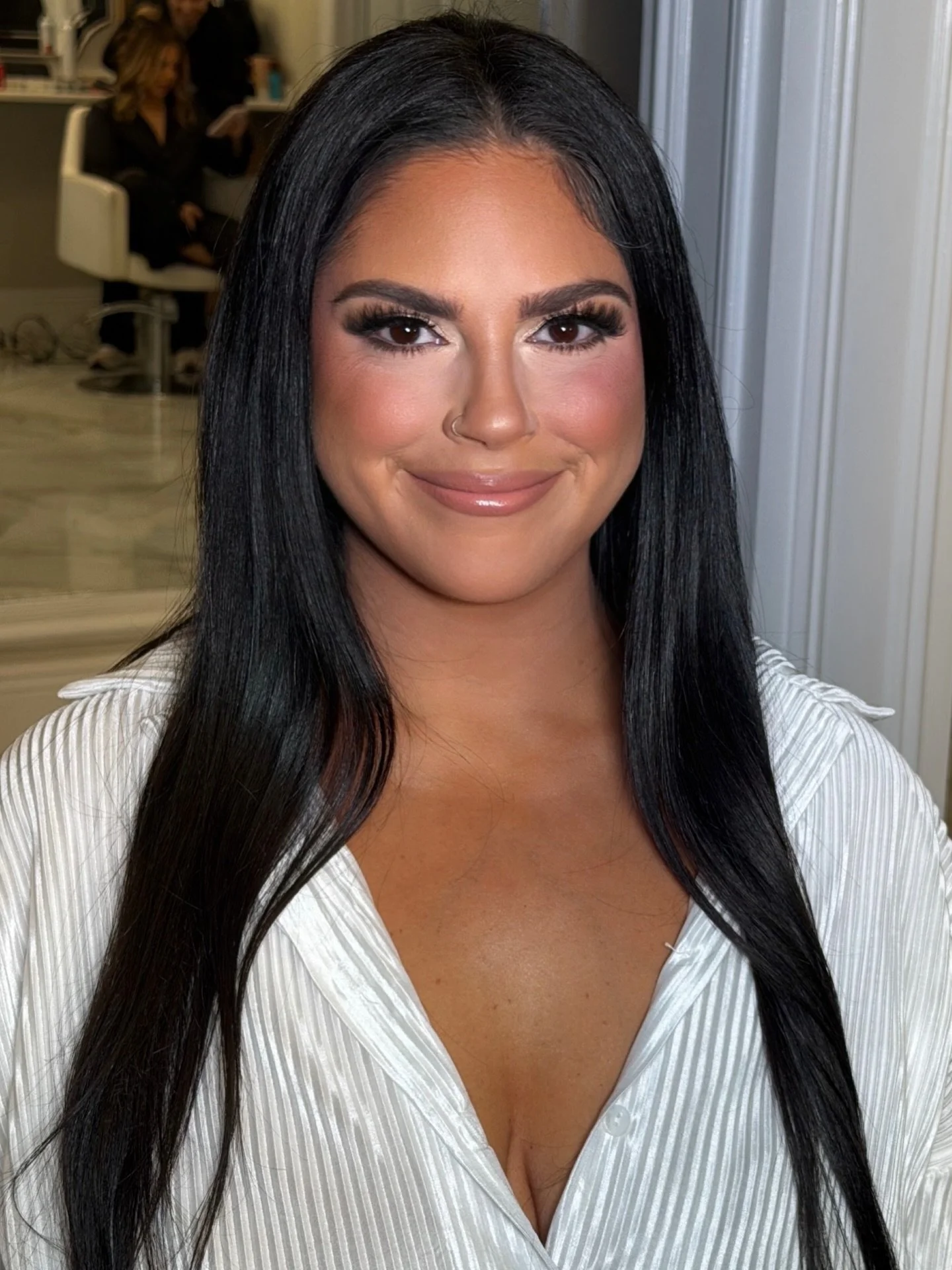 Currently obsessed with this bridal look 🤍 Such a timeless, beautiful glam. Don&rsquo;t forget to book your bridal appointment BeautyByKylied@gmail.com ✨🤍

#BridalMakeup #MakeupArtist #MakeupTransformation