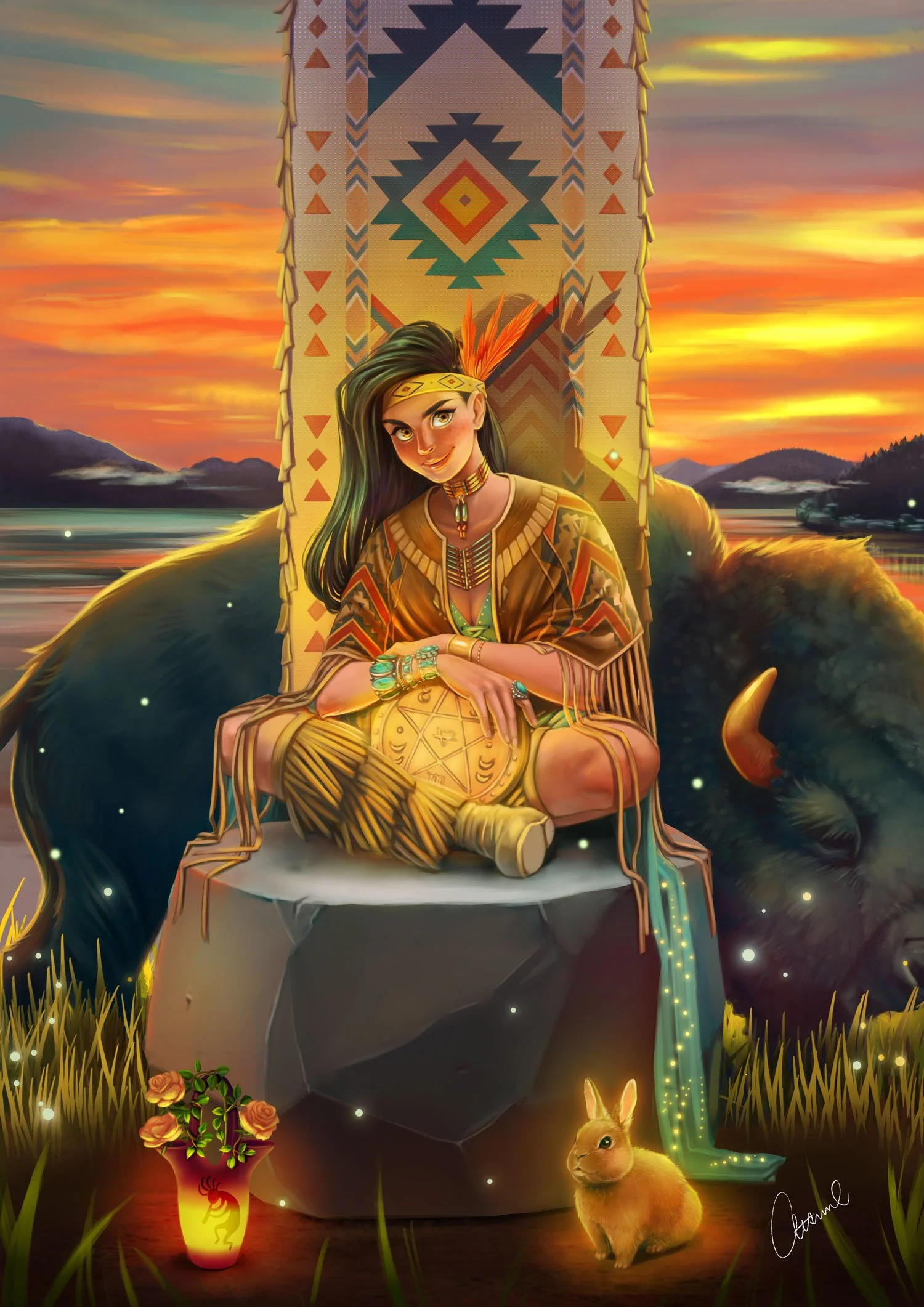 queen of pentacles