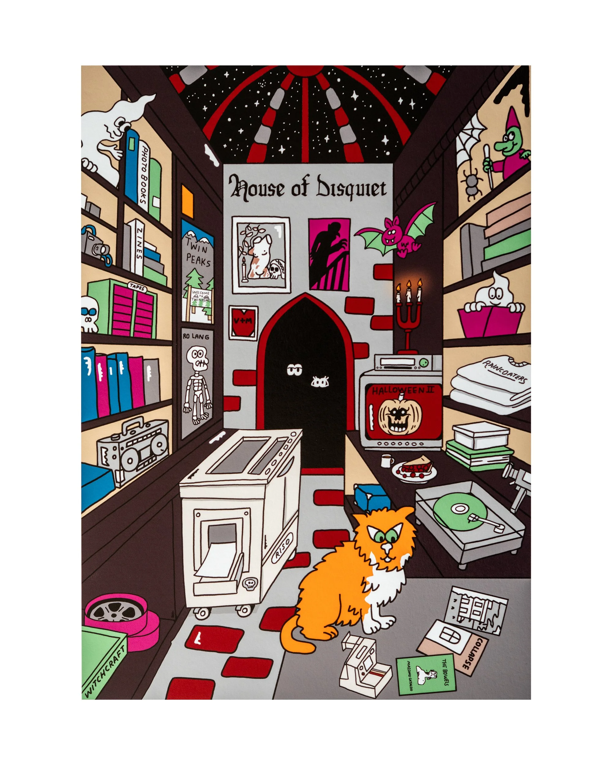 A3 Poster House of Disquiet x Horriblparty