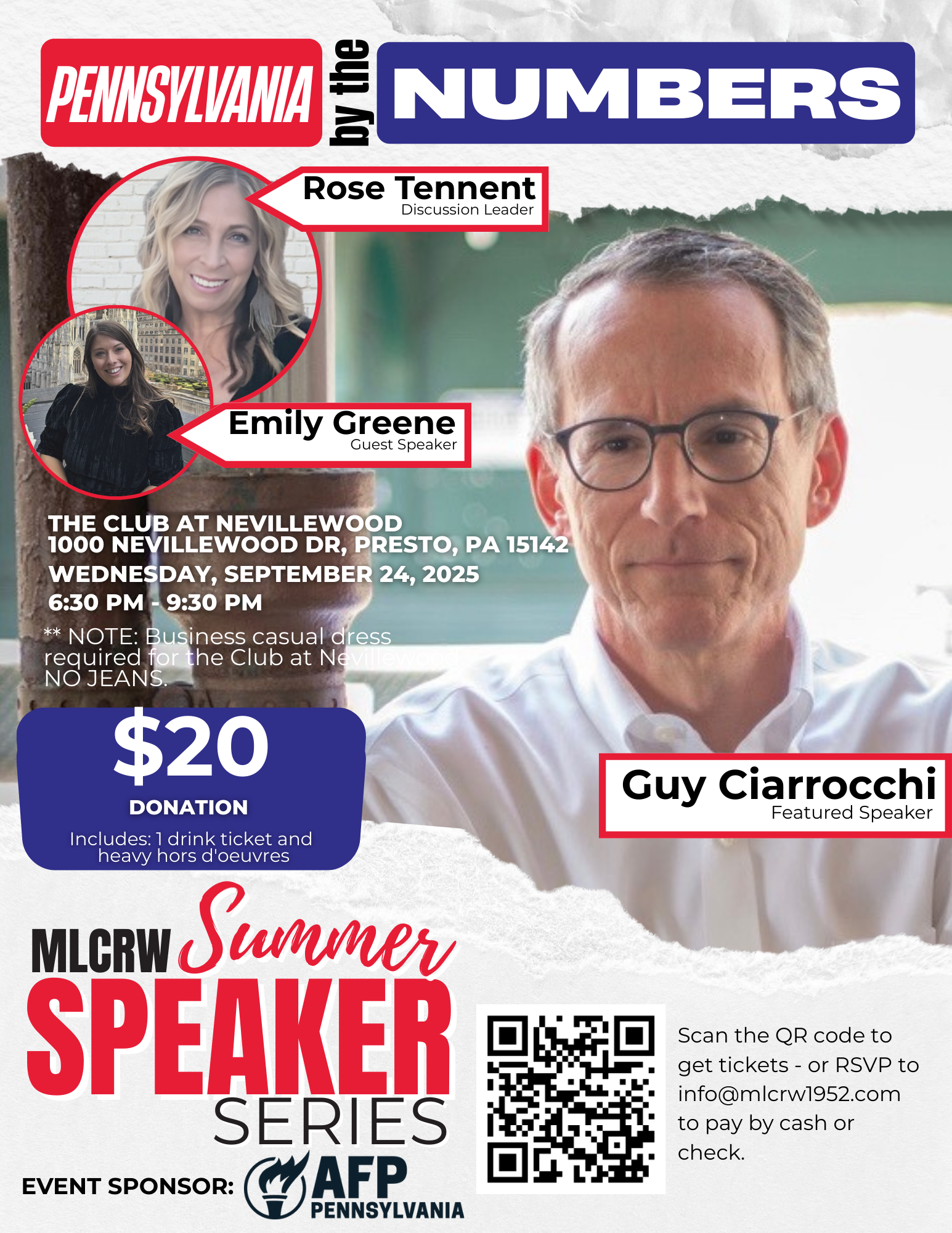 Summer Speaker Series | Pennsylvania by the Numbers with Guy Ciarrocchi