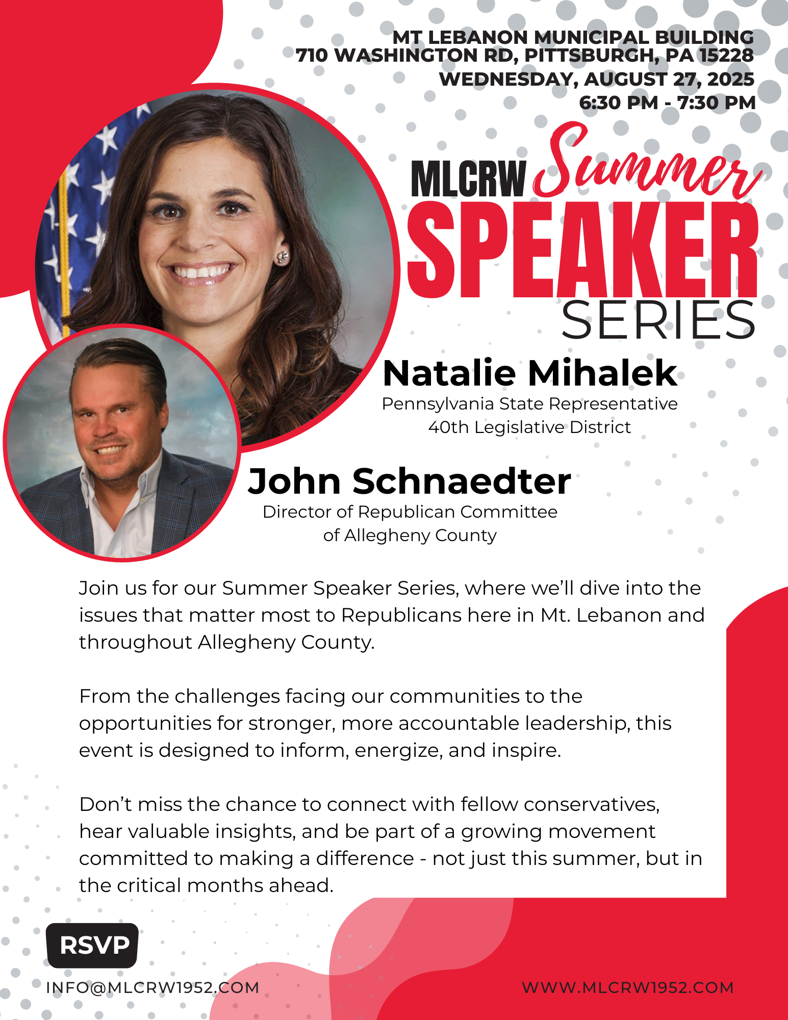 Summer Speaker Series | Natalie Mihalek & John Schnaedter