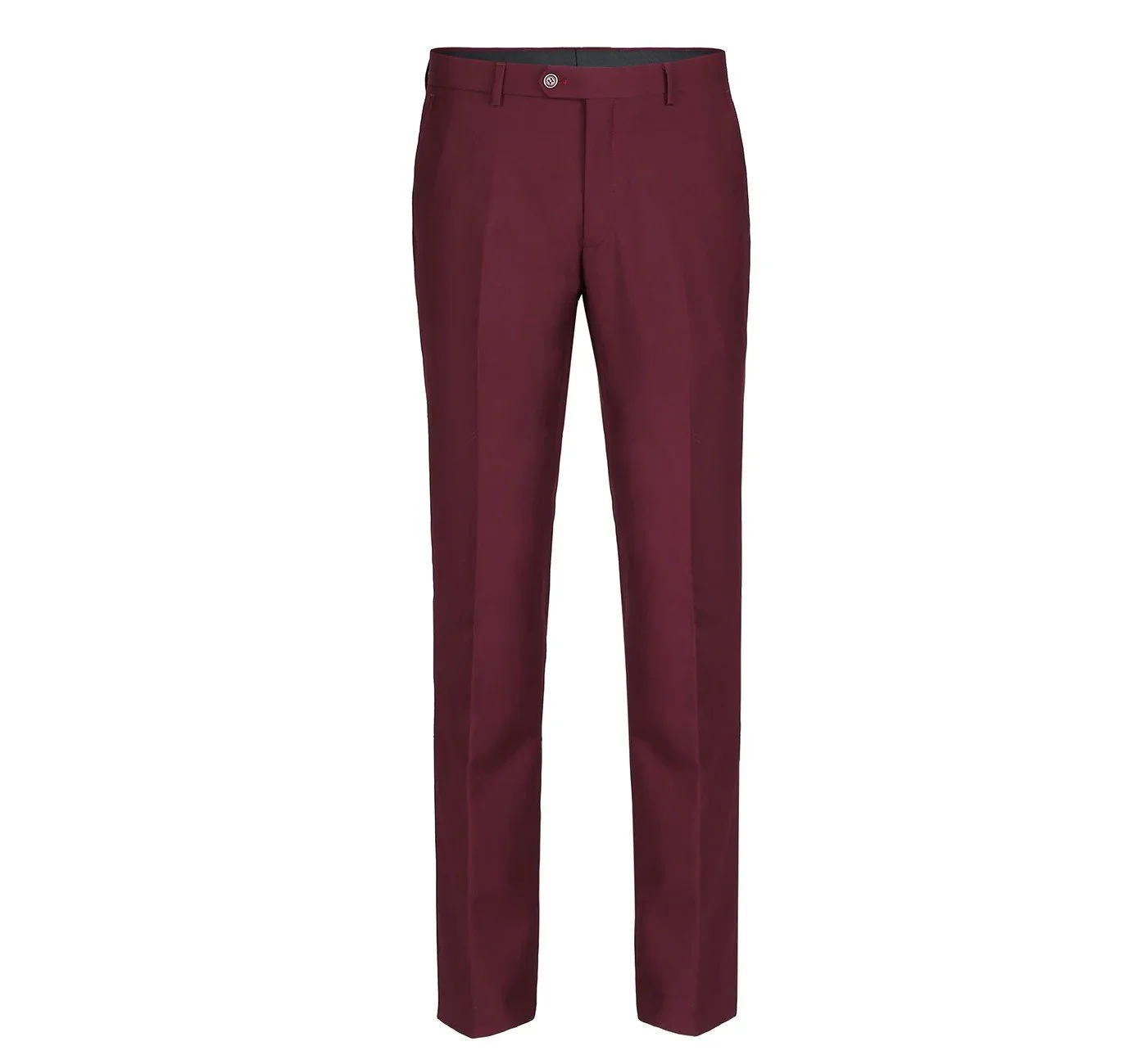 Burgundy suit pants