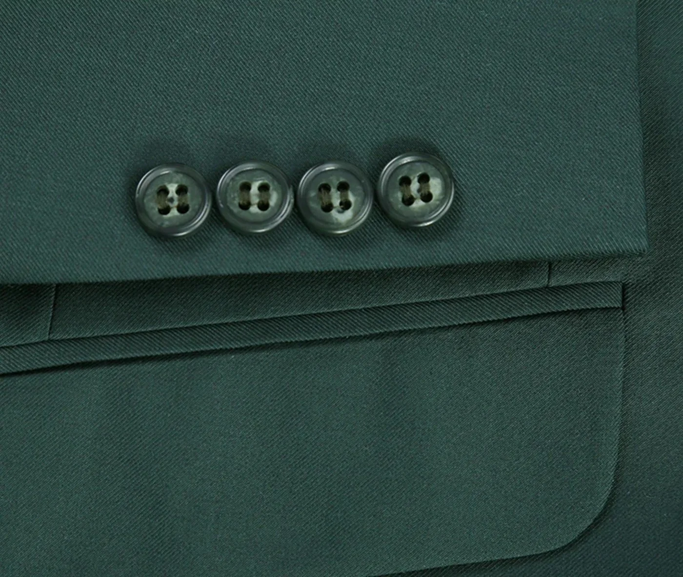 Green suit jacket buttons