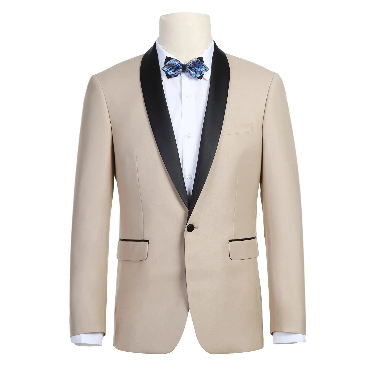 Tan tuxedo jacket