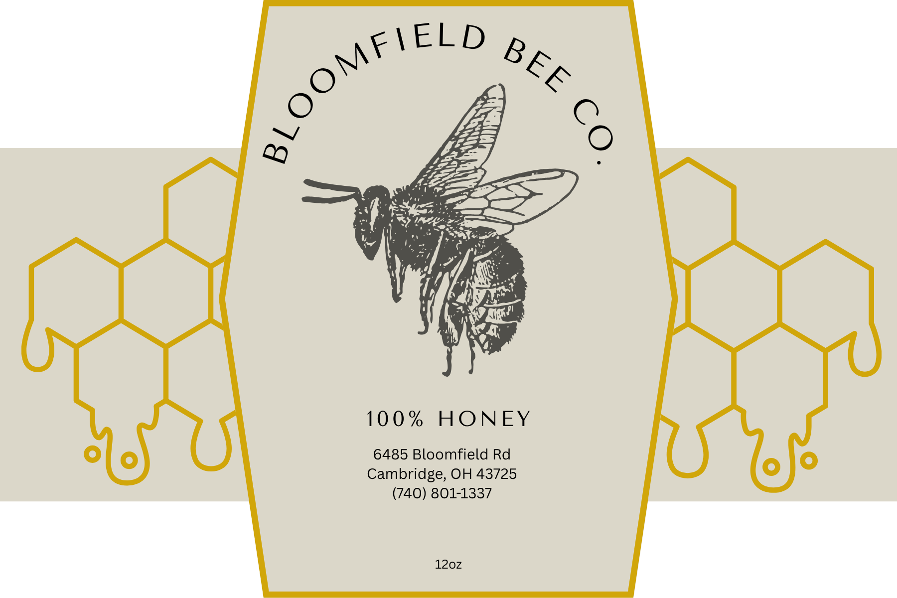 Beige and Gold Illustrated Honey Skincare Label.png
