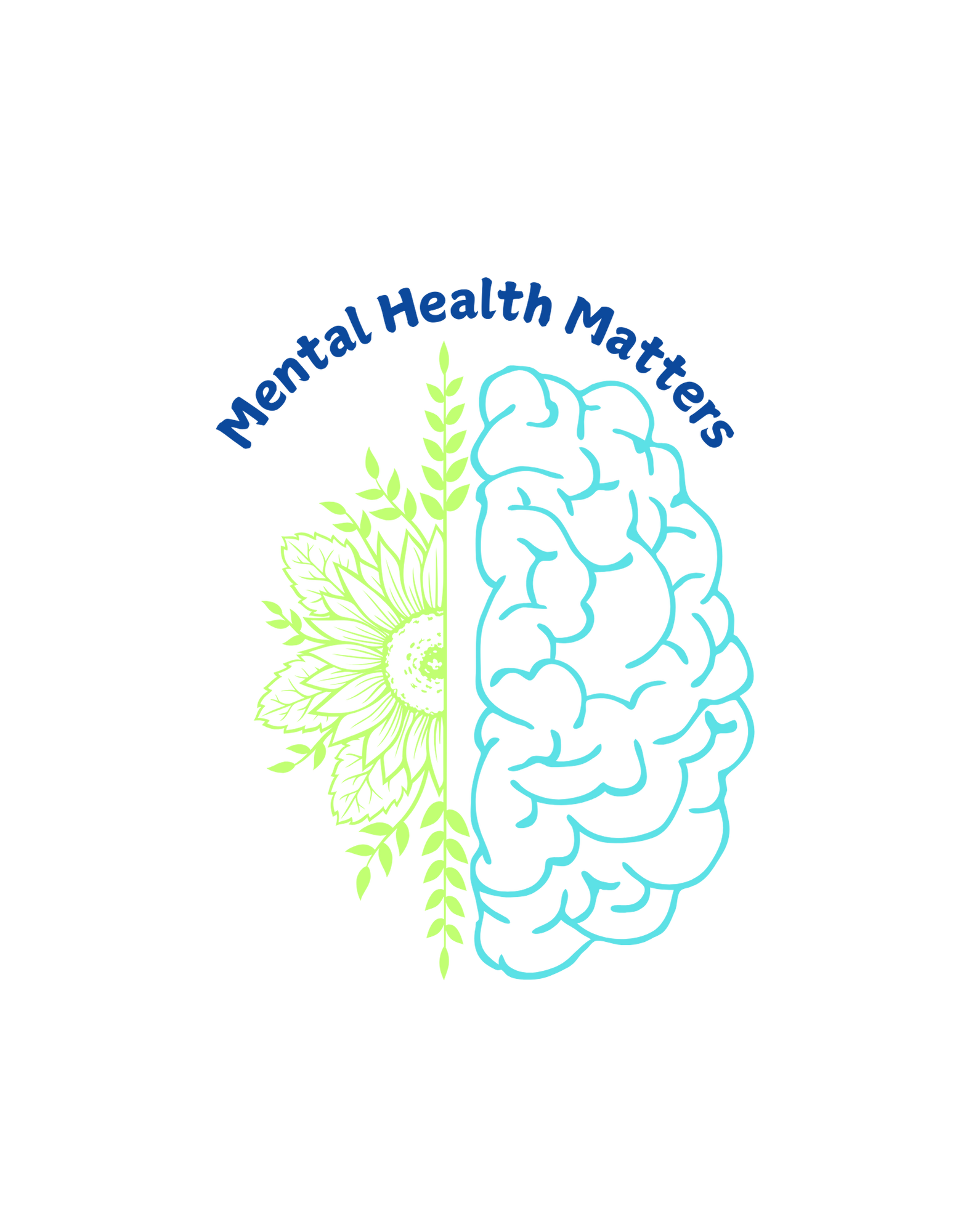 Half brain flower T-shirt (6).png