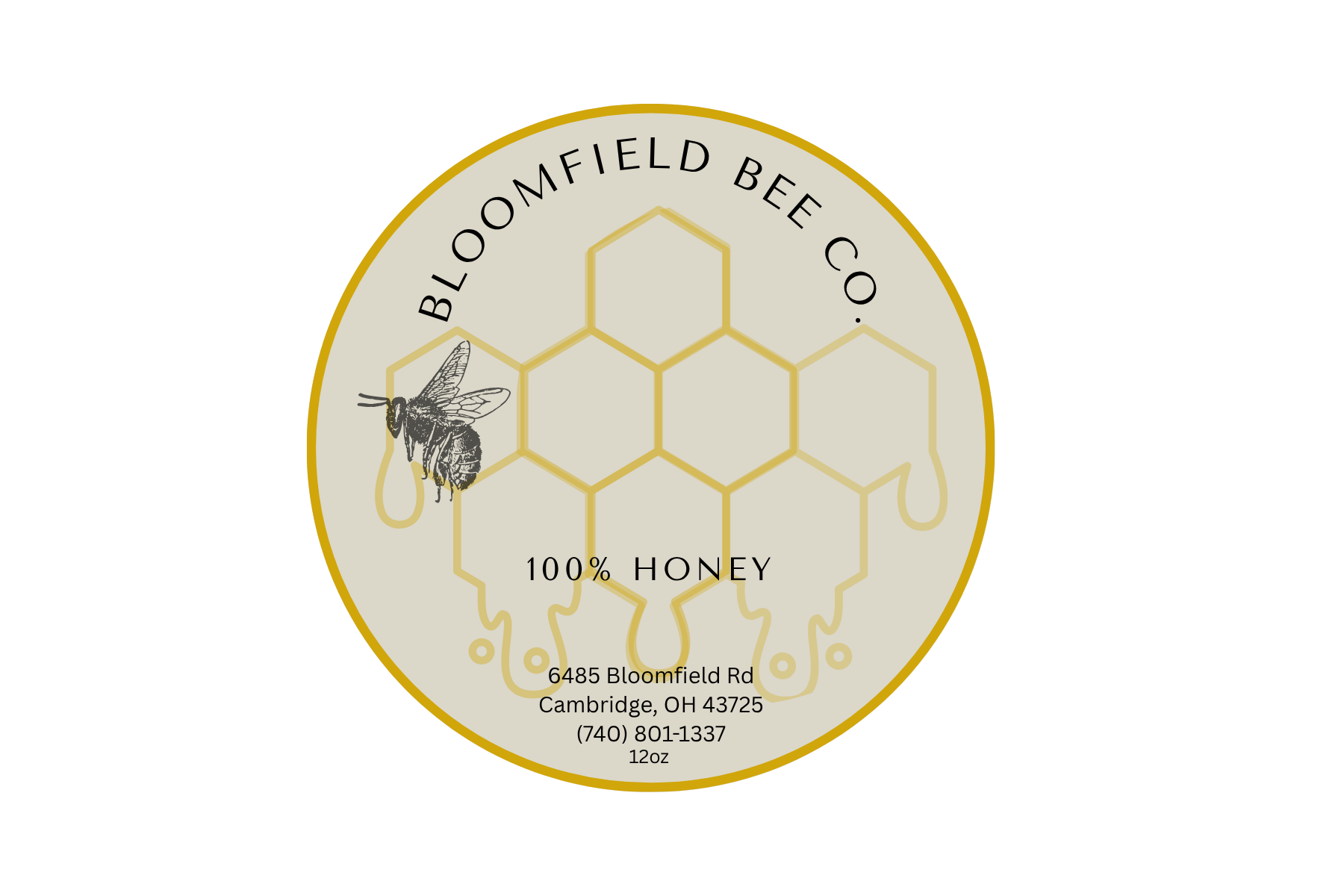 Copy of Beige and Gold Illustrated Honey Skincare Label.png