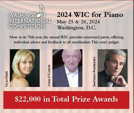 Final Round of the Washington International Piano Competition