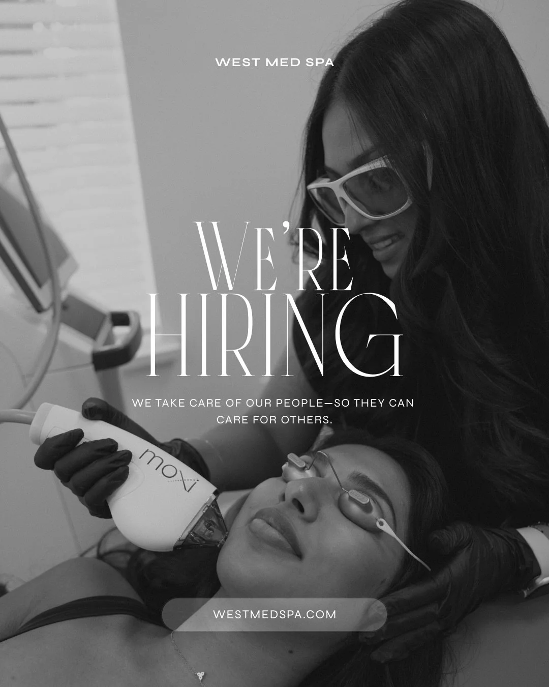 We&rsquo;re expanding our team! ✨

We&rsquo;re looking for an experienced RN, NP, or PA-C with 3&ndash;5 years of experience in aesthetics, wellness, and/or women&rsquo;s health to join our team.

At West, we believe taking care of our people allows 