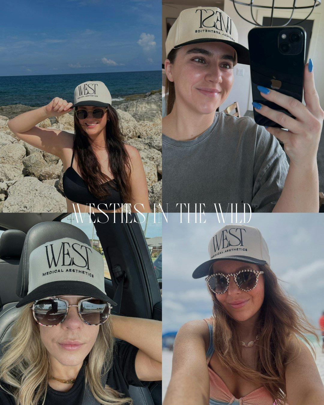 WESTIES IN THE WILD 🤍 

Nothing makes us smile more than spotting our West hats out and about! From coffee runs to workouts, vacations, errands, and everything in between&mdash;we love seeing our West community repping us wherever they go.

If you'v
