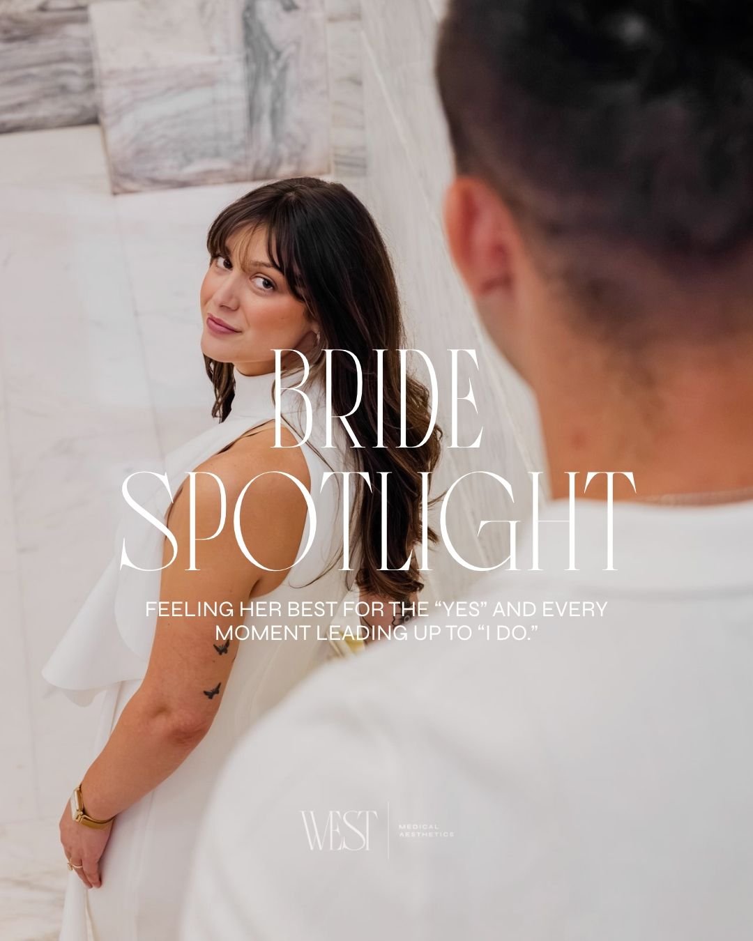 A West girl before the ring, and now a West bride-to-be! 💍🤍

We&rsquo;re so excited to be part of this next chapter! Emily will be creating a personalized bridal treatment plan to help achieve her desired results and have her feeling her most beaut