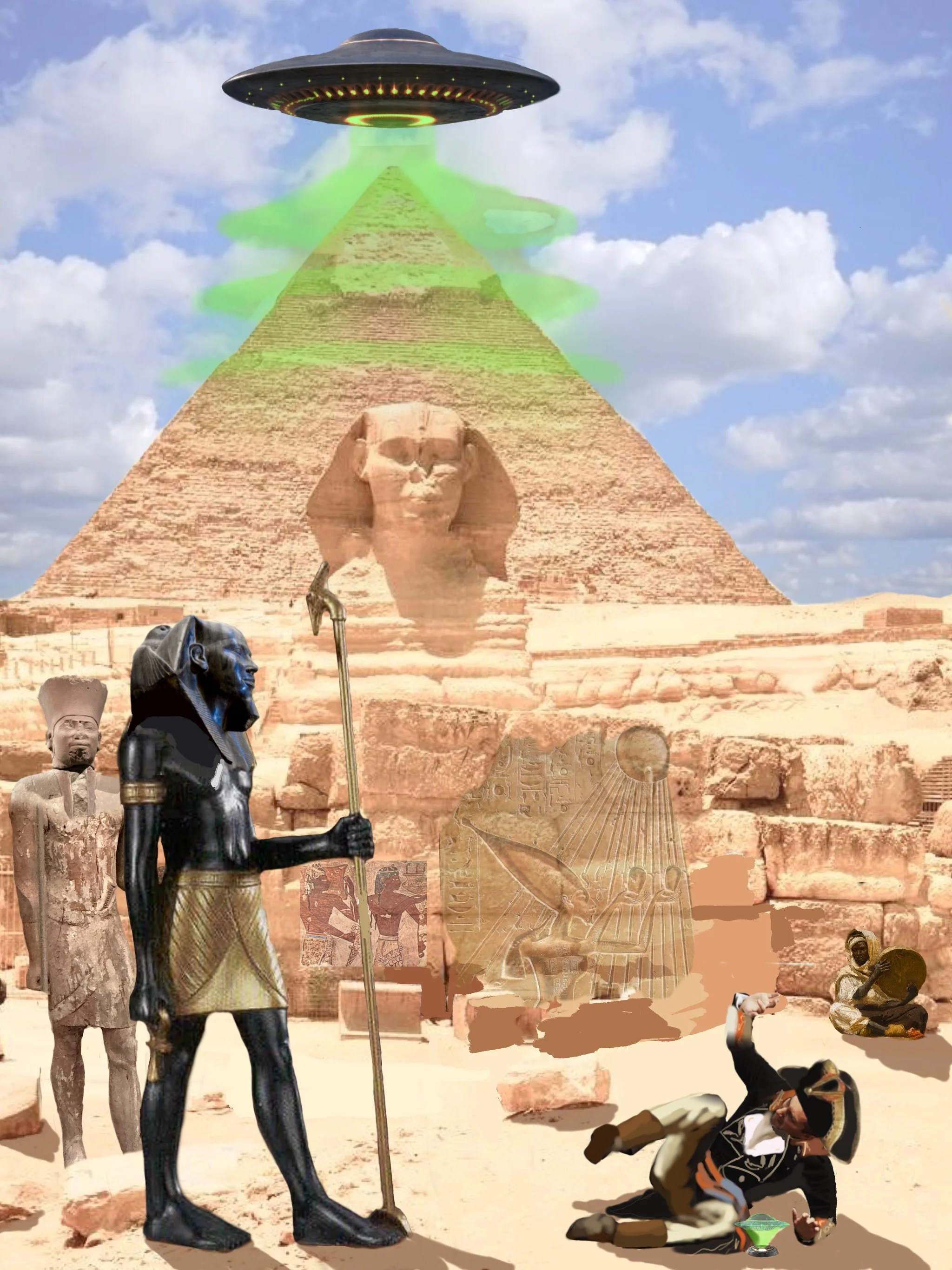 "History or "History"", Digital Collage, 2023