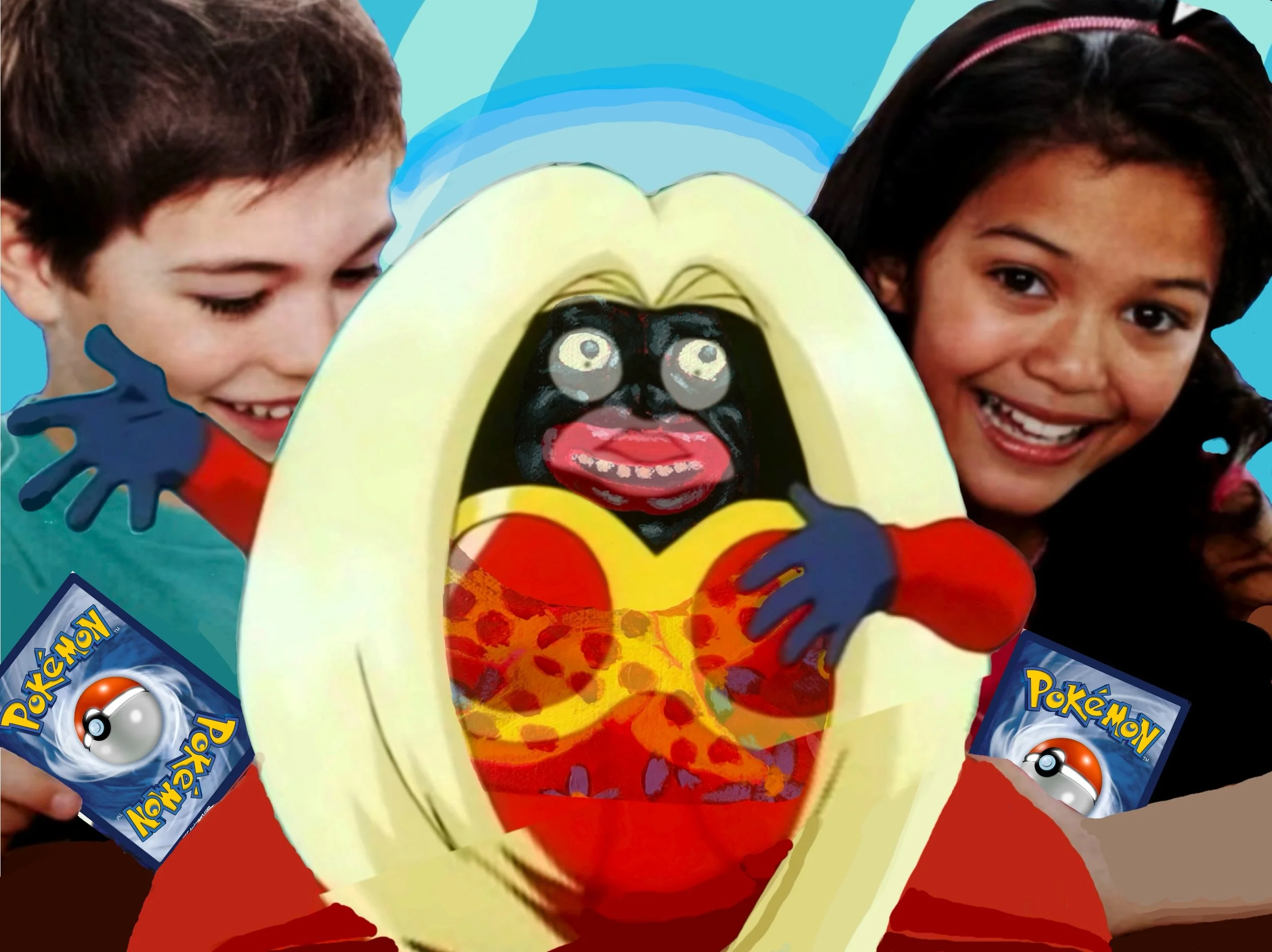 "Who's Auntie?", Digital Collage, 2024