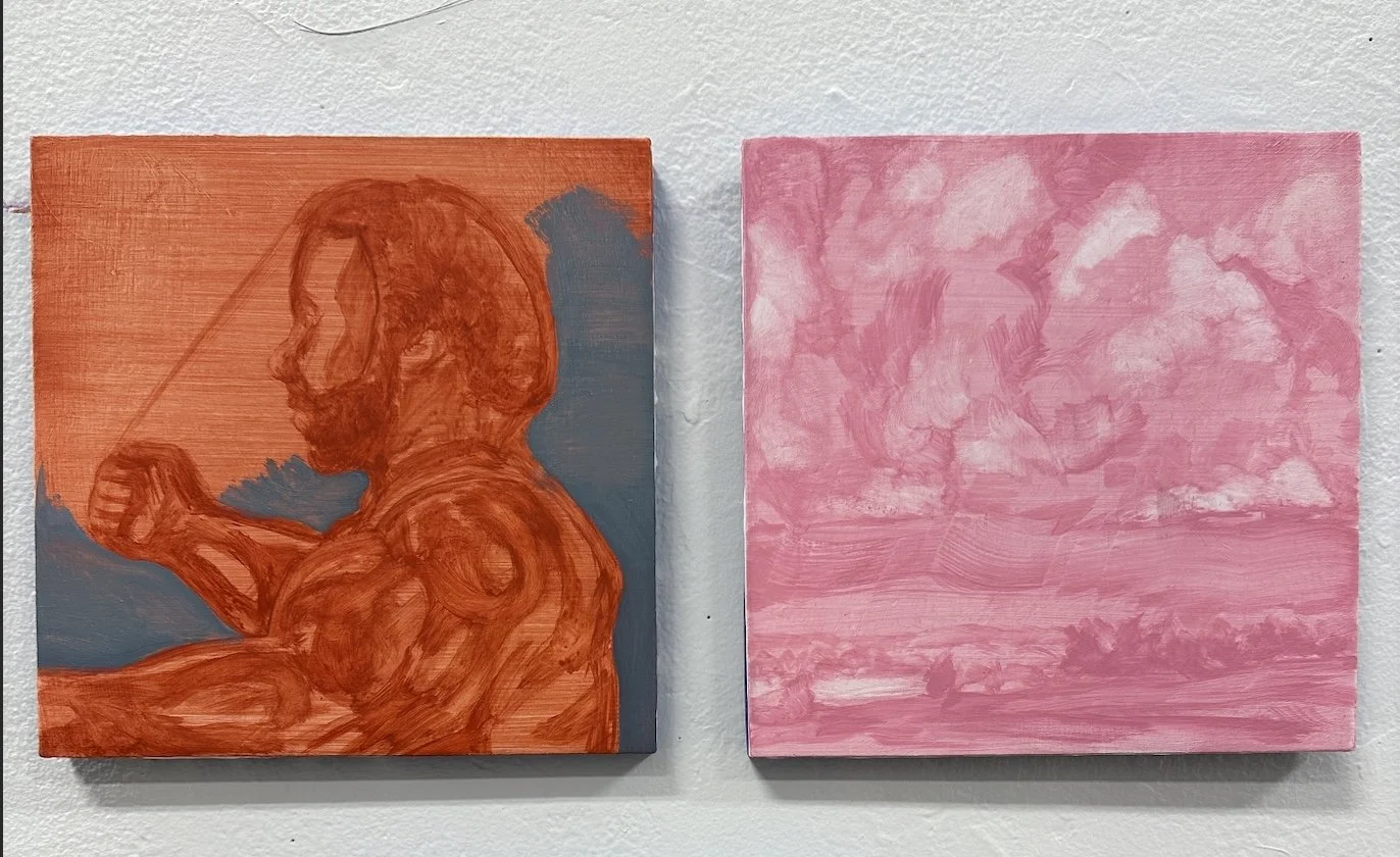 "Untitled", acrylic and oil on panel, 2024 - In-Progress Shot
"Untitled", acrylic on panel, 2024 - In-Progress Shot