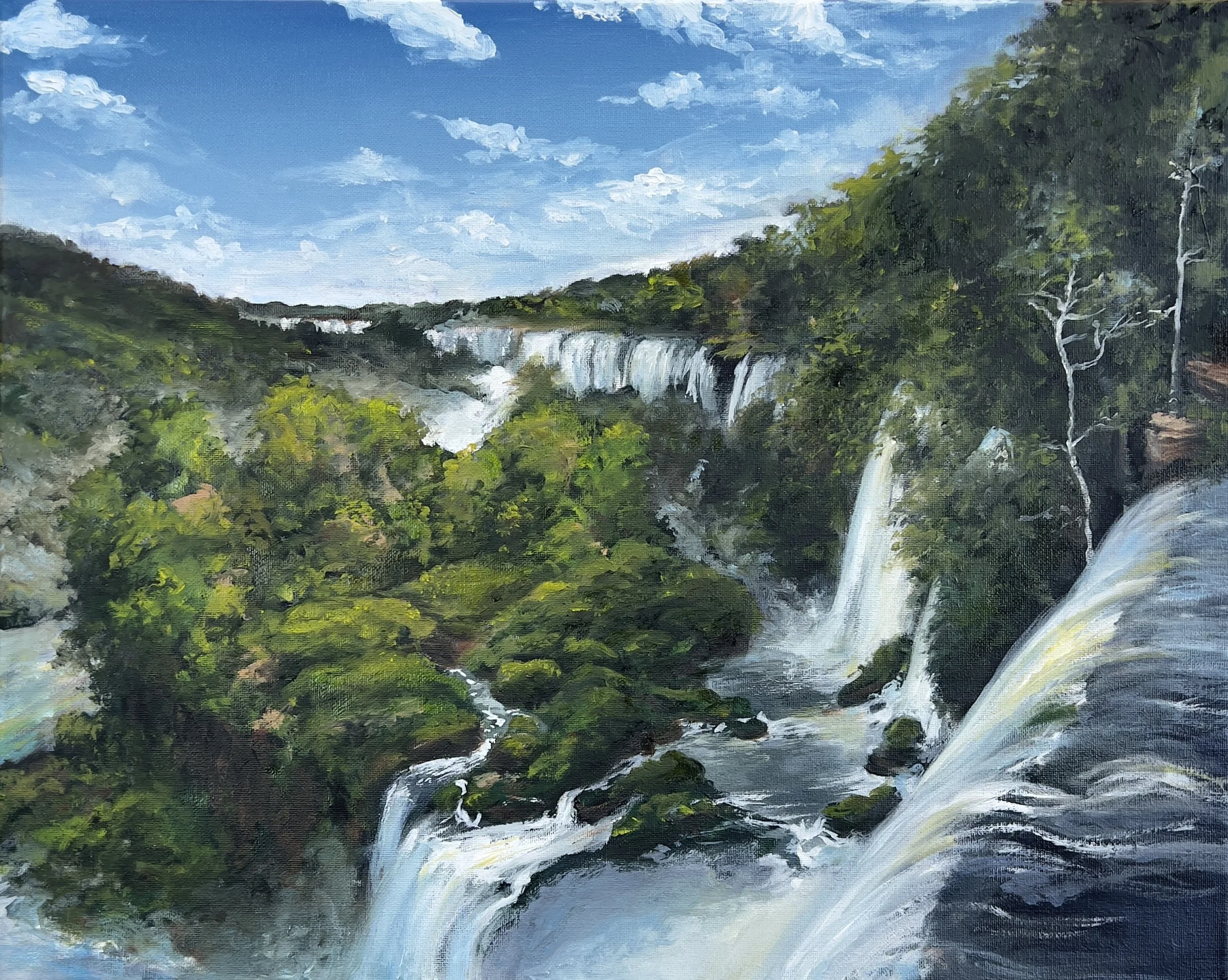 "Untitled", oil on canvas, 12" X 18", 2022