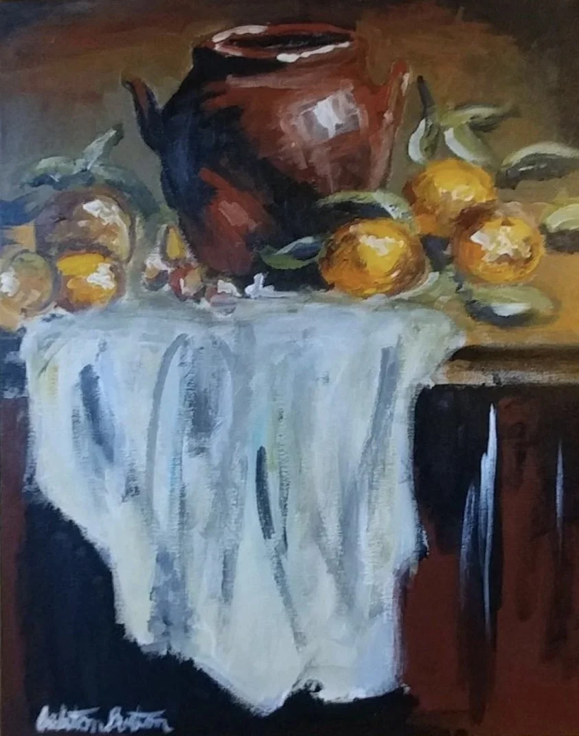 "Untitled", acrylic on canvas, 12" X 16", 2017