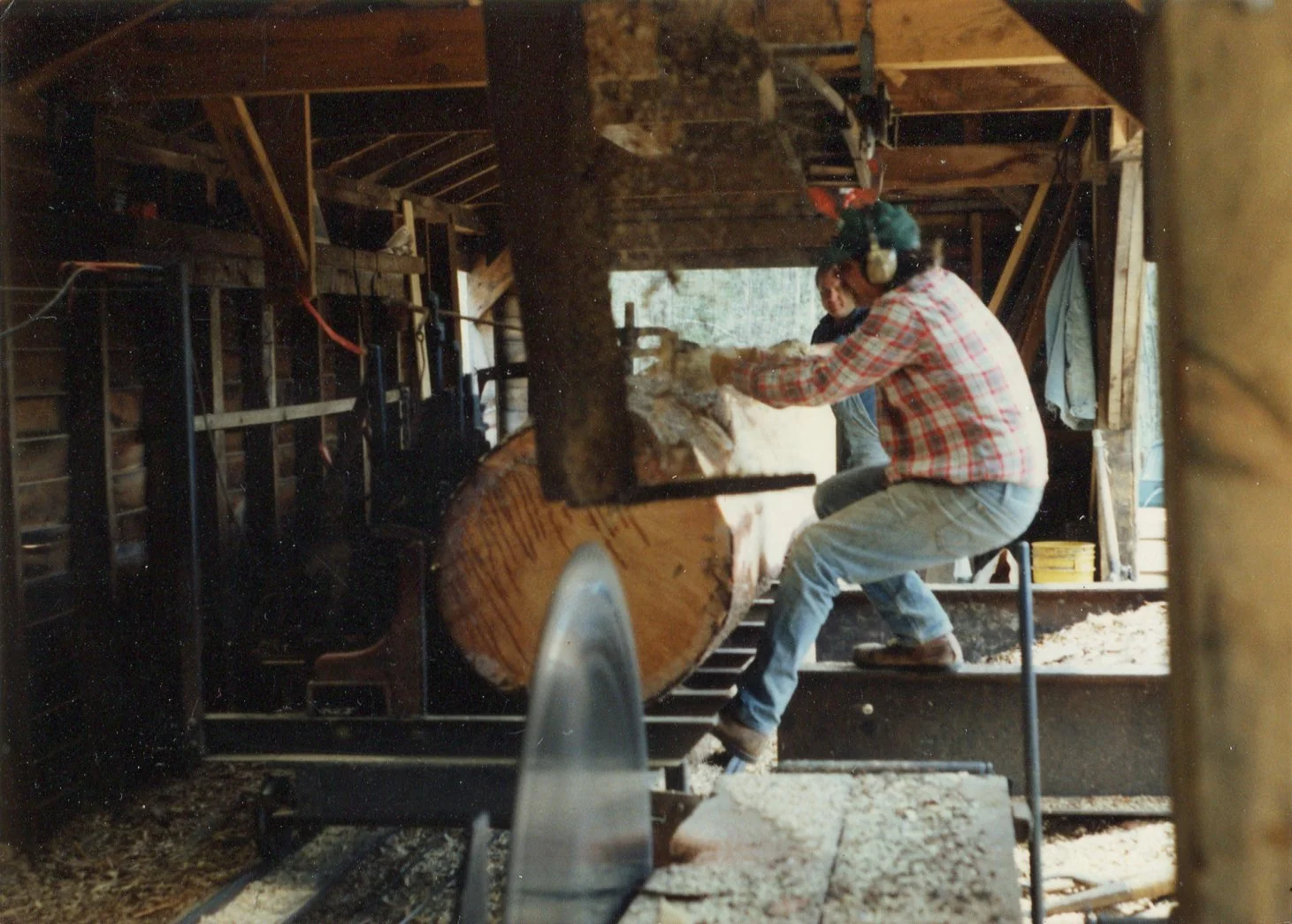 At the family sawmill, Ben & Zach gained an early appreciation for the materials they work with today.