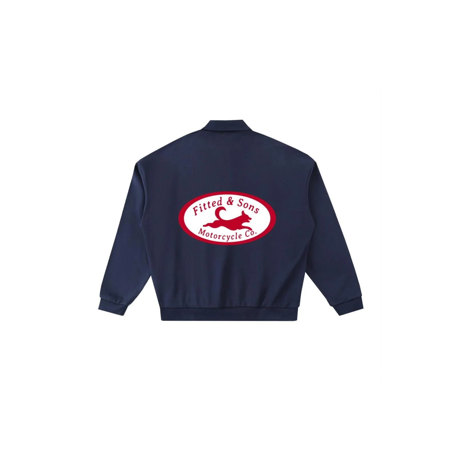 F&S Motorcycle Co. Polo Sweatshirt (Navy)