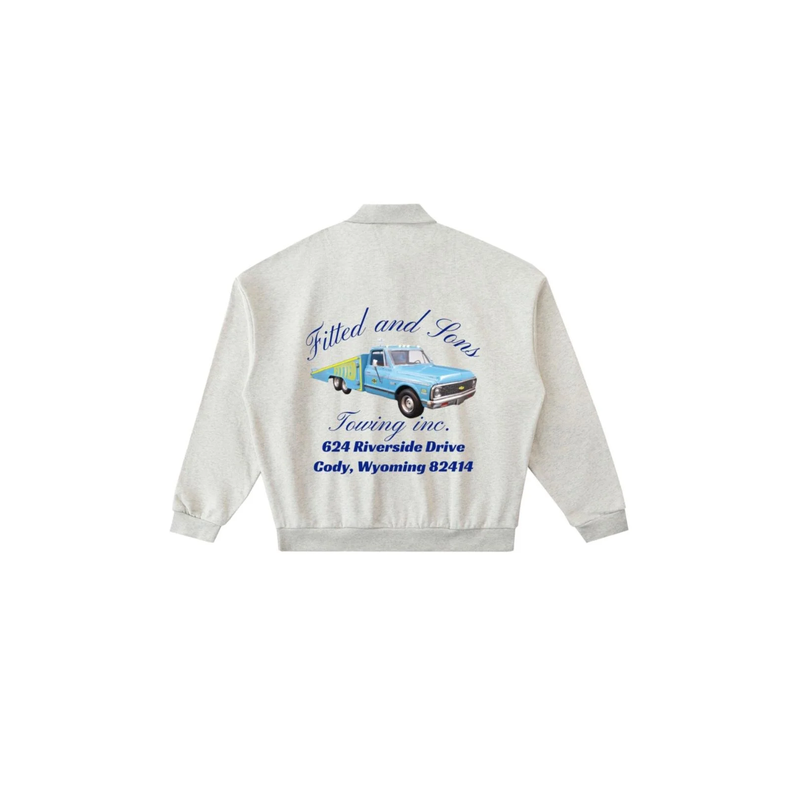 Towing inc. Polo Sweatshirt (Oat Grey)