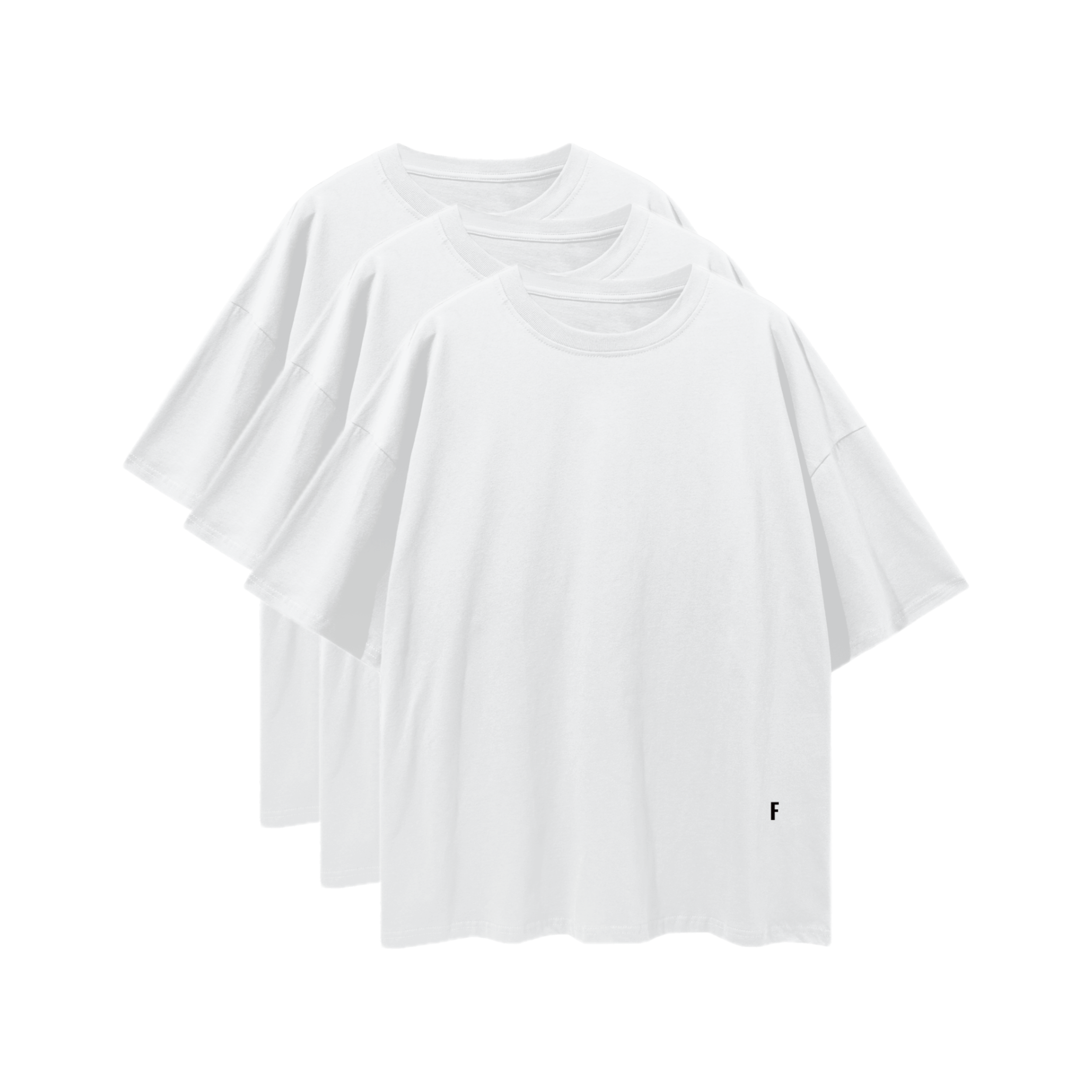 F Basics Tee 3 Pack (White)