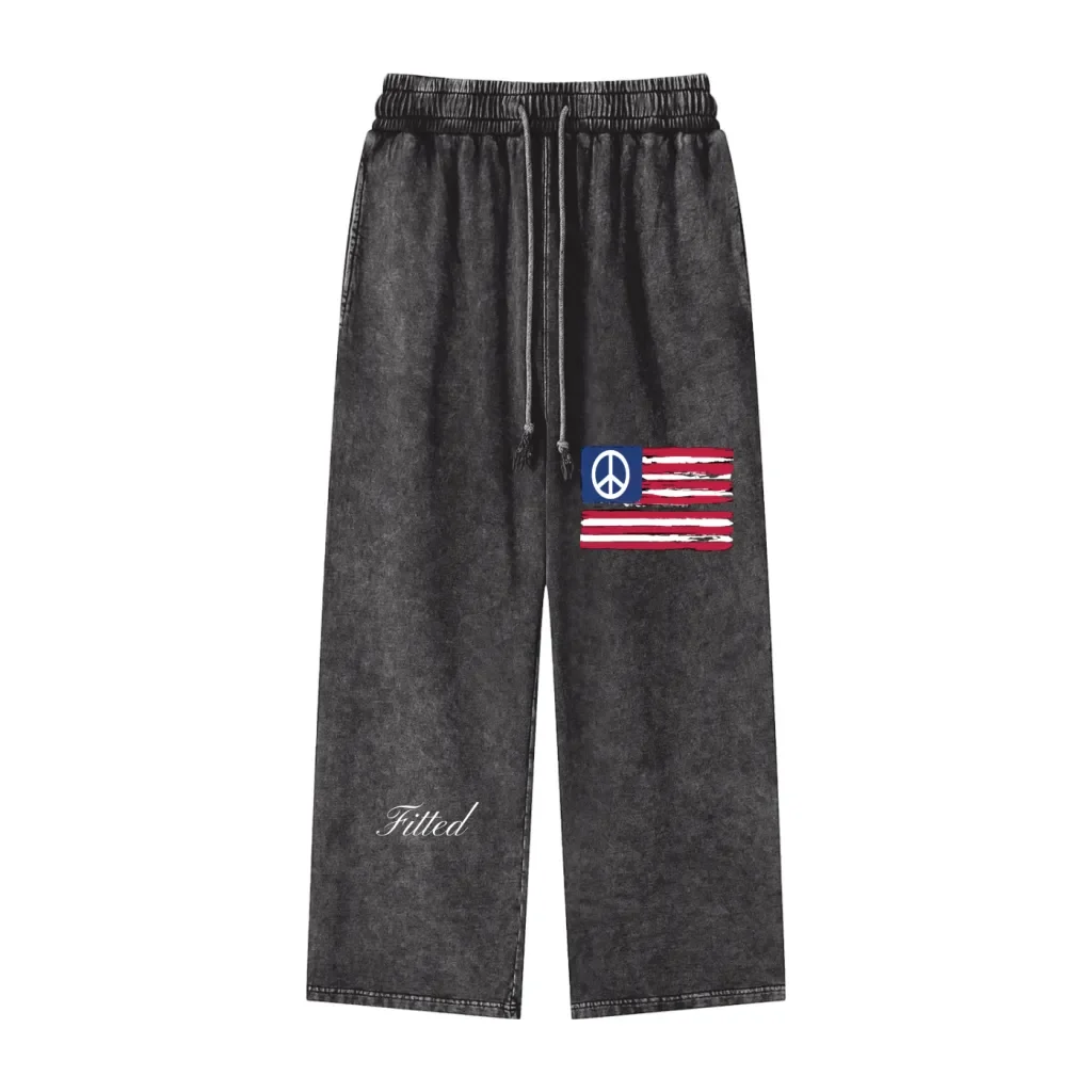 God Bless Fitted Sweats (Black)