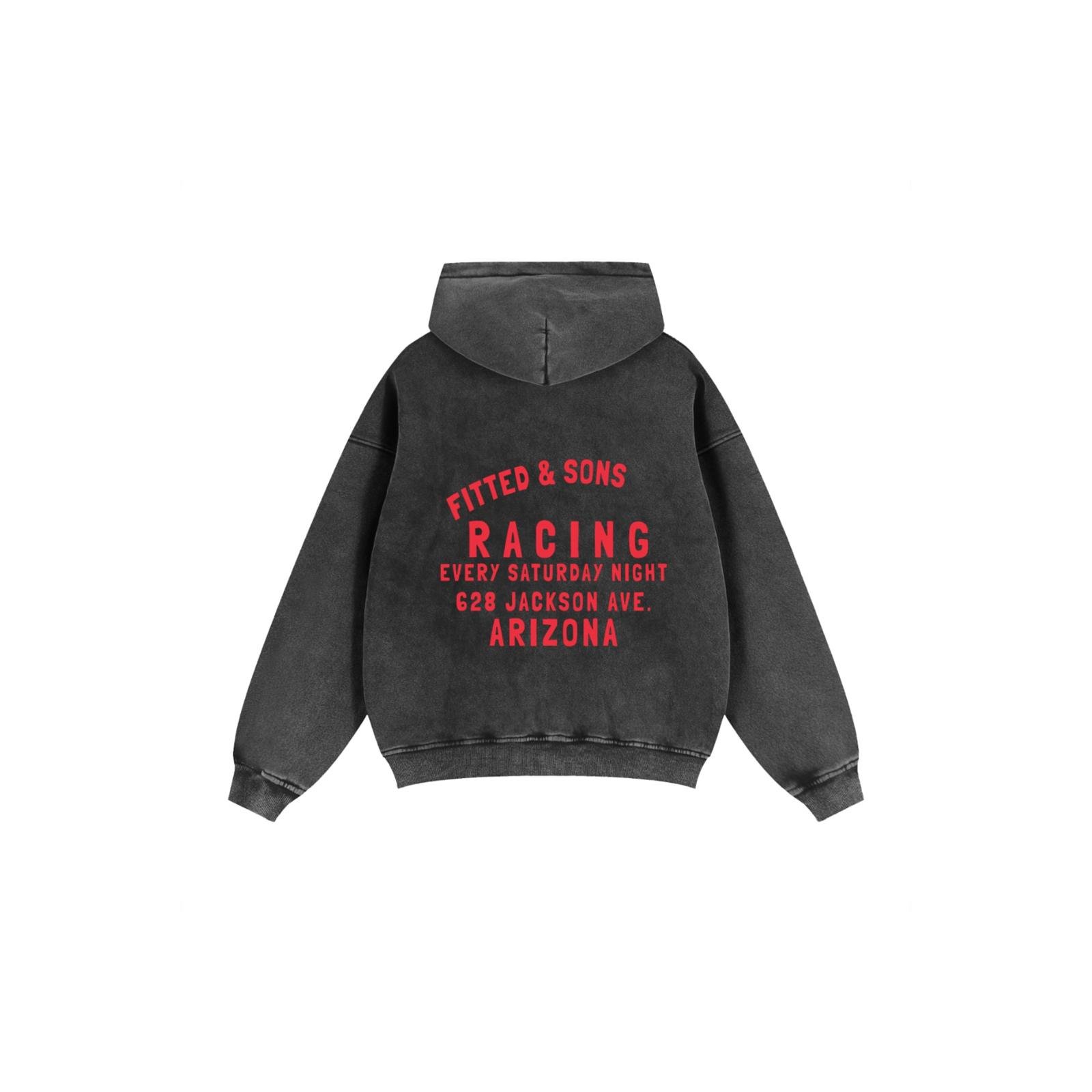 F&S Racing Zip Up  (Black)