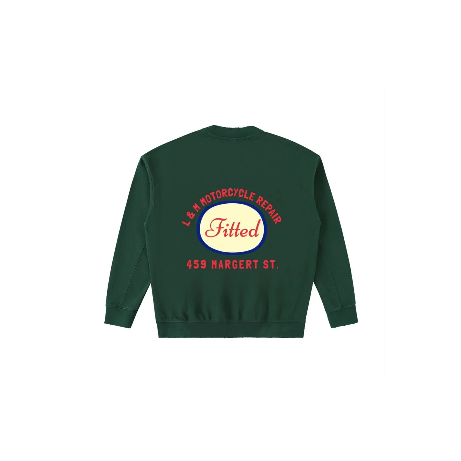 Motor Repair Crewneck (Forest Green)