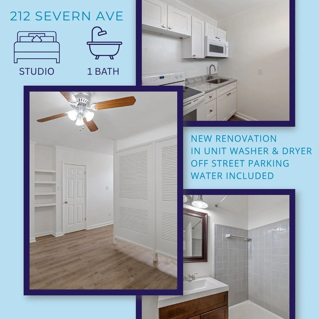 212-216 Severn Ave. -Unit A
Metairie, LA 70001

Studio/1BA
500 Sq.Ft.
$995

Conveniently located right off Metairie Rd and N. Causeway Boulevard

Learn More and Schedule a Tour today!

www.nola4rent.com
(504) 383-4605

 #NowRenting #UpdatedLiving #Fa