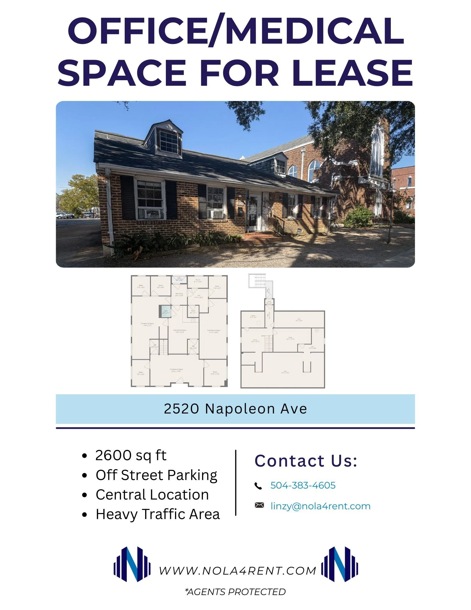 Looking for an AMAZING space to relocate your business? 
2520 Napoleon Ave
New Orleans, La 70115
.
.
.
Contact us today for a more information.
www.nola4rent.com
504-383-4605

 #NOLA4Rent #neworleansrealestate #commercialrealestate #commercialneworle