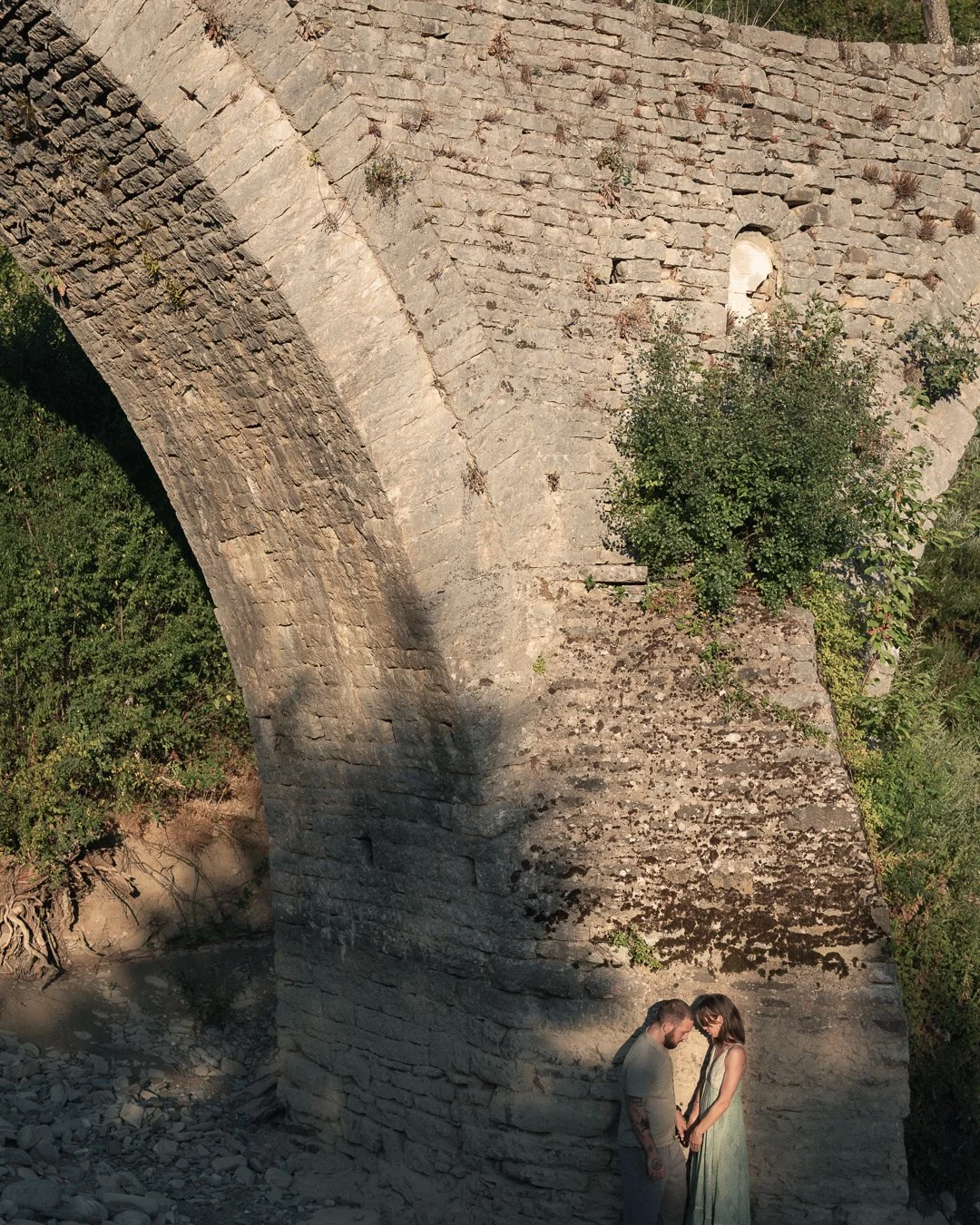 Ten years together &mdash; a decade of love, presence, and shared moments.
Under the timeless stones of Zagori, every shadow and every touch became a reminder:
Love is the bridge that carries us through time.

&Delta;έ&kappa;&alpha; &chi;&rho;ό&nu;&i