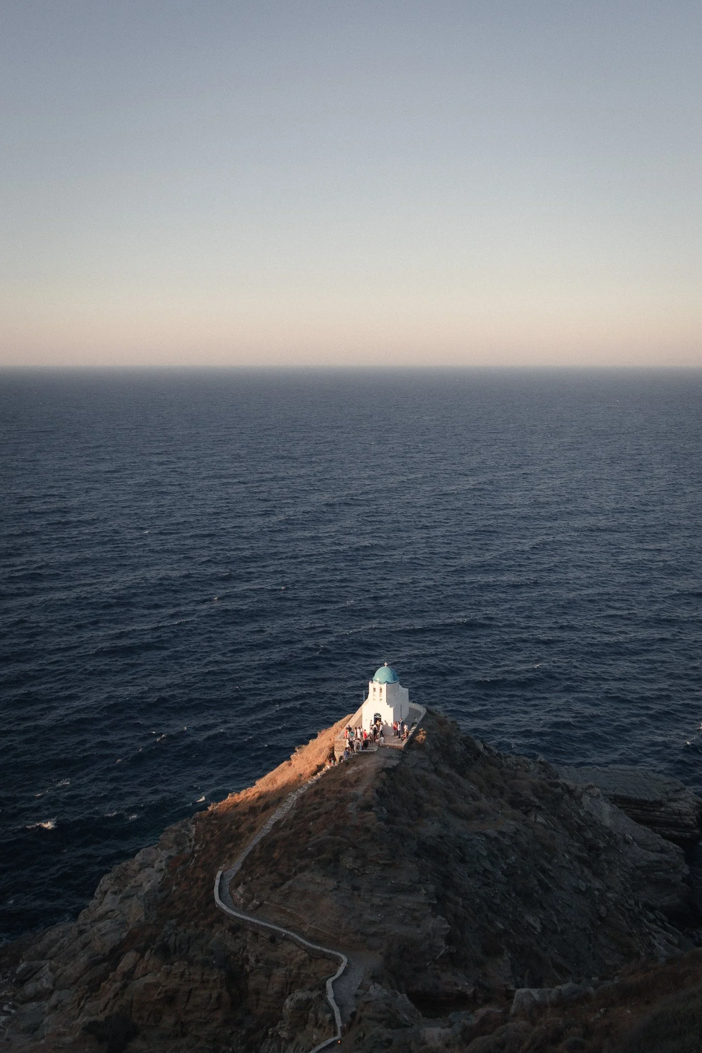 Wedding ceremony chapel, Sifnos, aerial view - Alexandros Aidonis