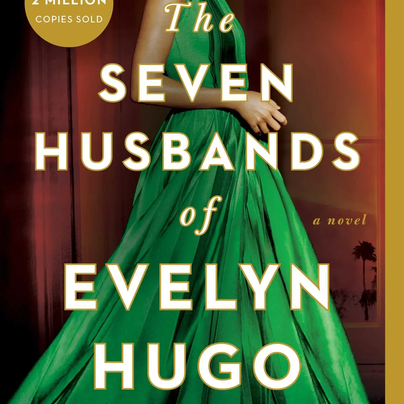 book cover of the seven husbands of evelyn hugo by taylor jenkins reid woman in green evening gown with blonde hair