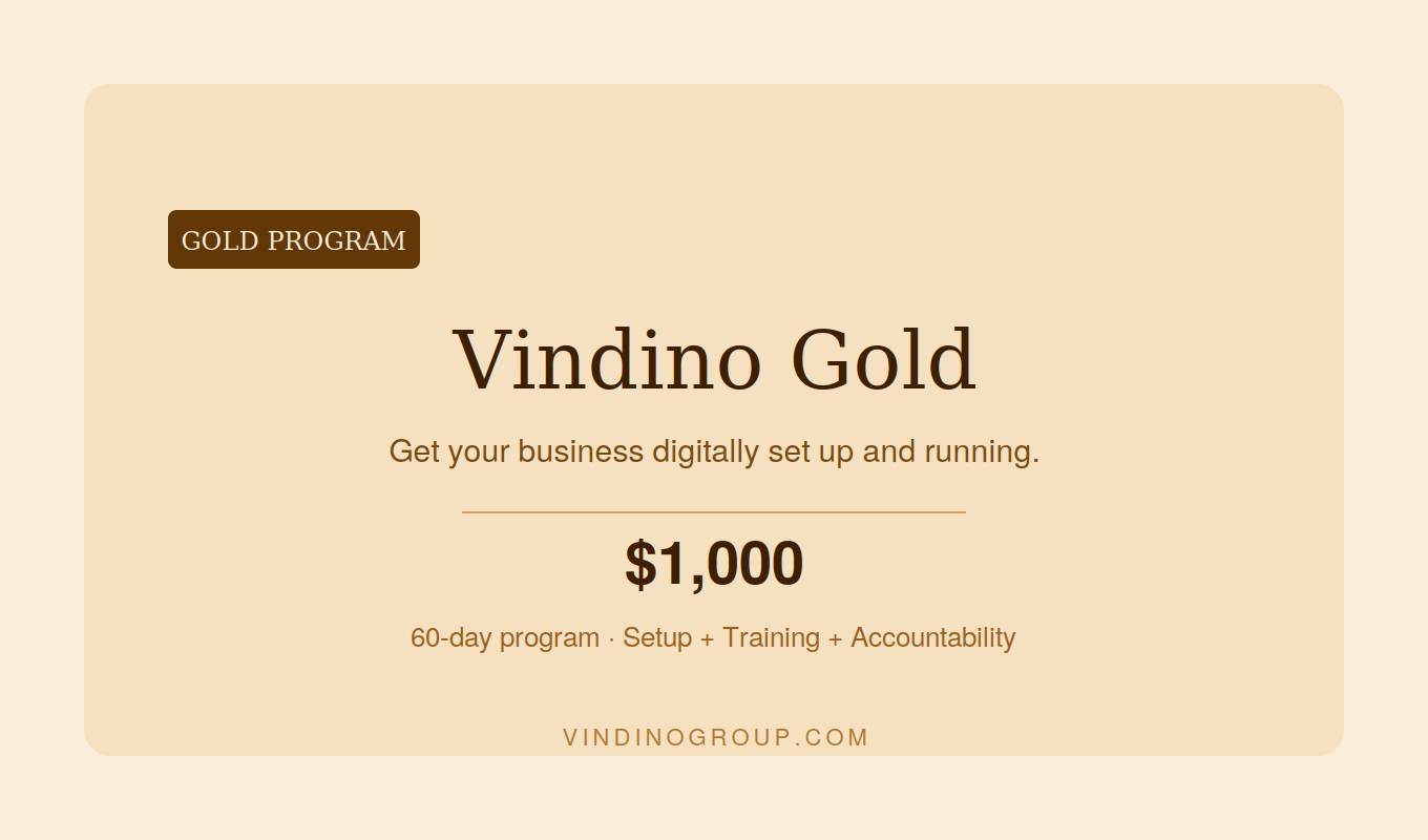 Vindino Gold Program