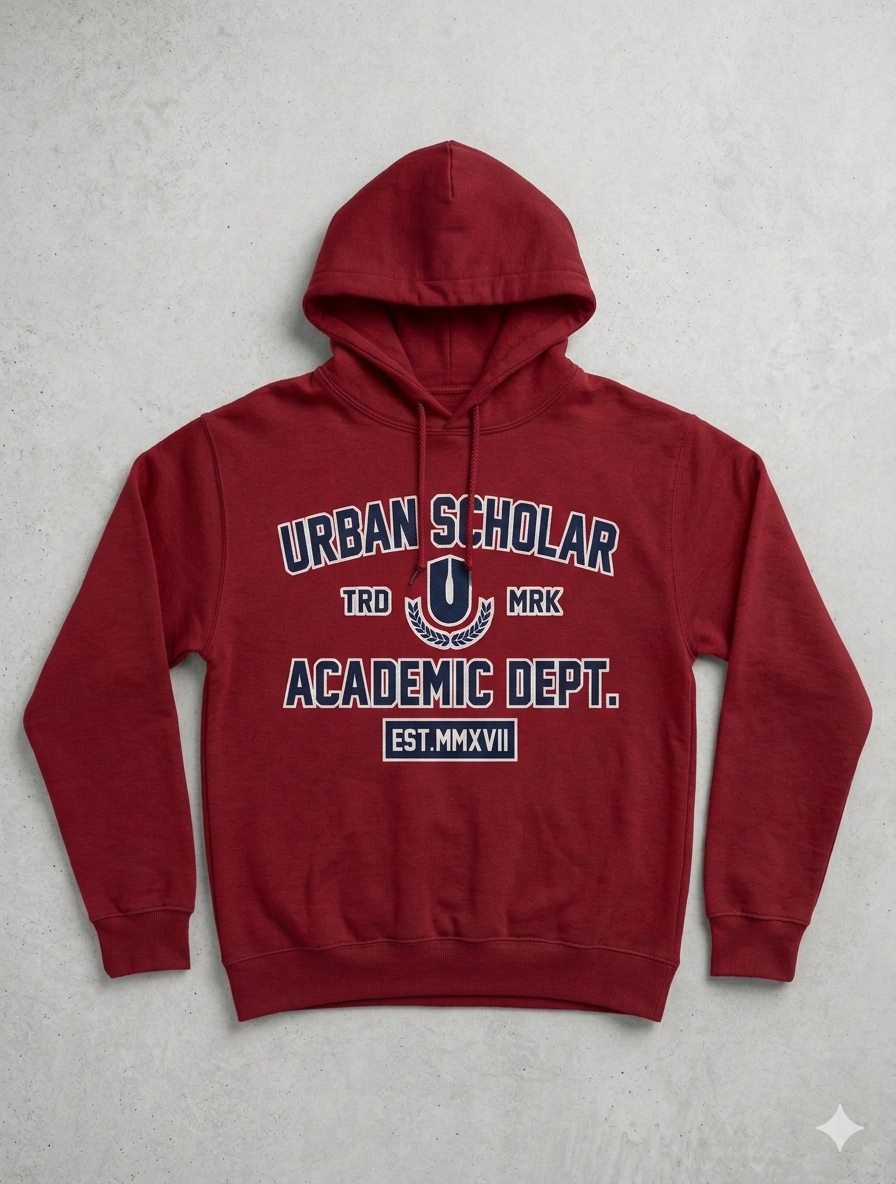 Red Academic Premium Hoodie