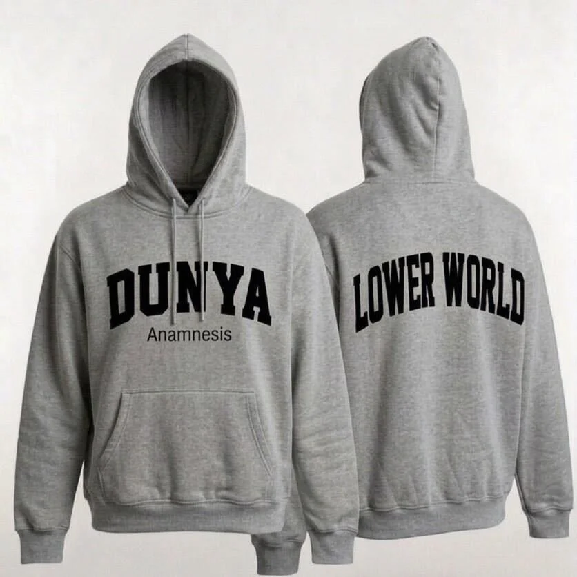Grey Anamnesis Collection Luxury Hoodie