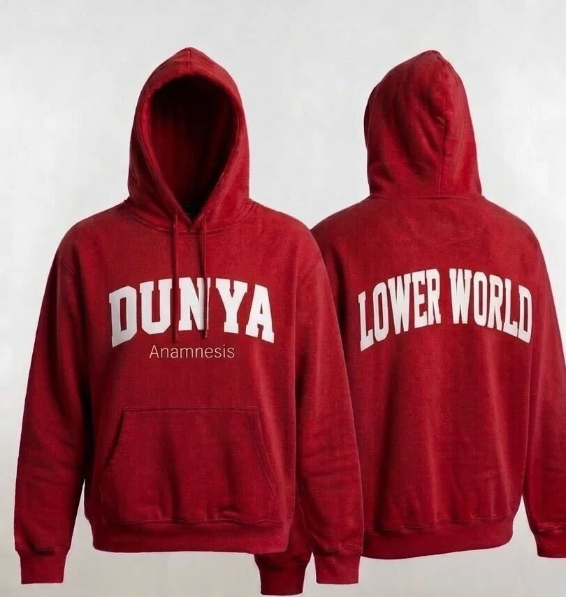 Red Anamnesis Collection Luxury Hoodie