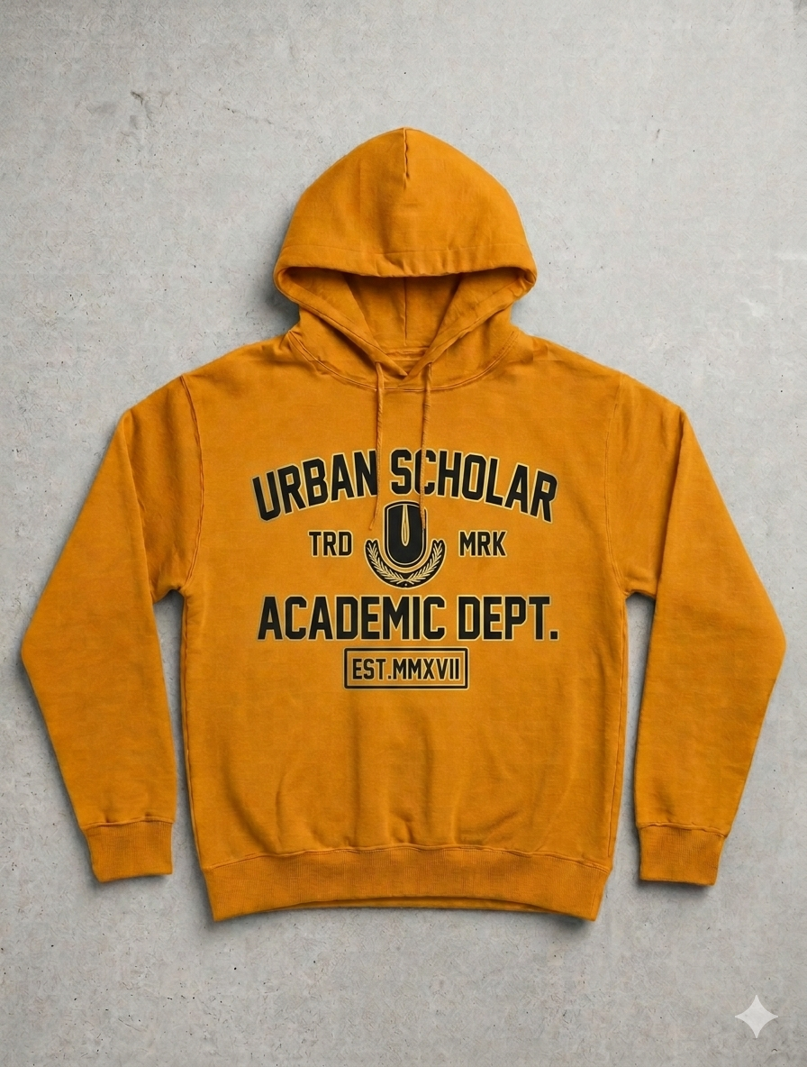 Yellow Academic Premium Hoodie