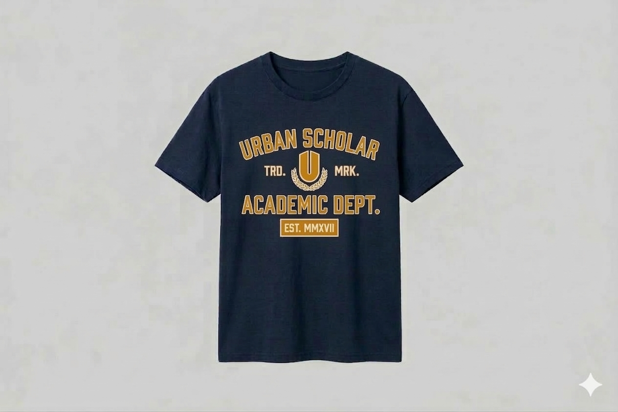 Navy Academic Premium T-shirt