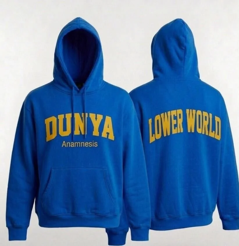 Royal Blue/ Gold Anamnesis Collection Luxury Hoodie