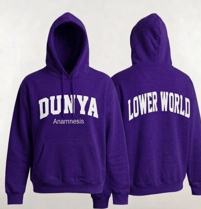 Purple/White Anamnesis Collection Luxury Hoodie