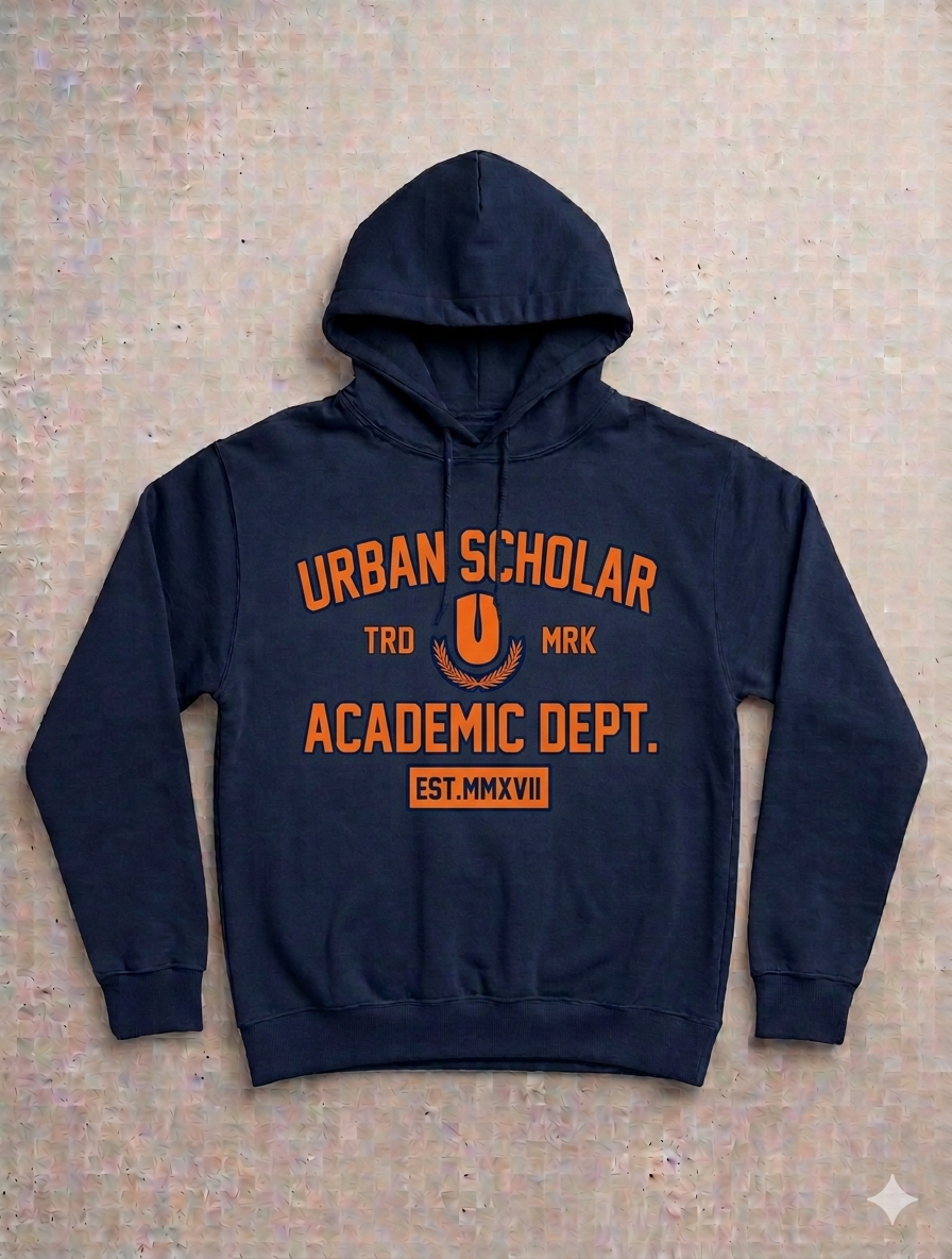 Navy Academic Premium Hoodie